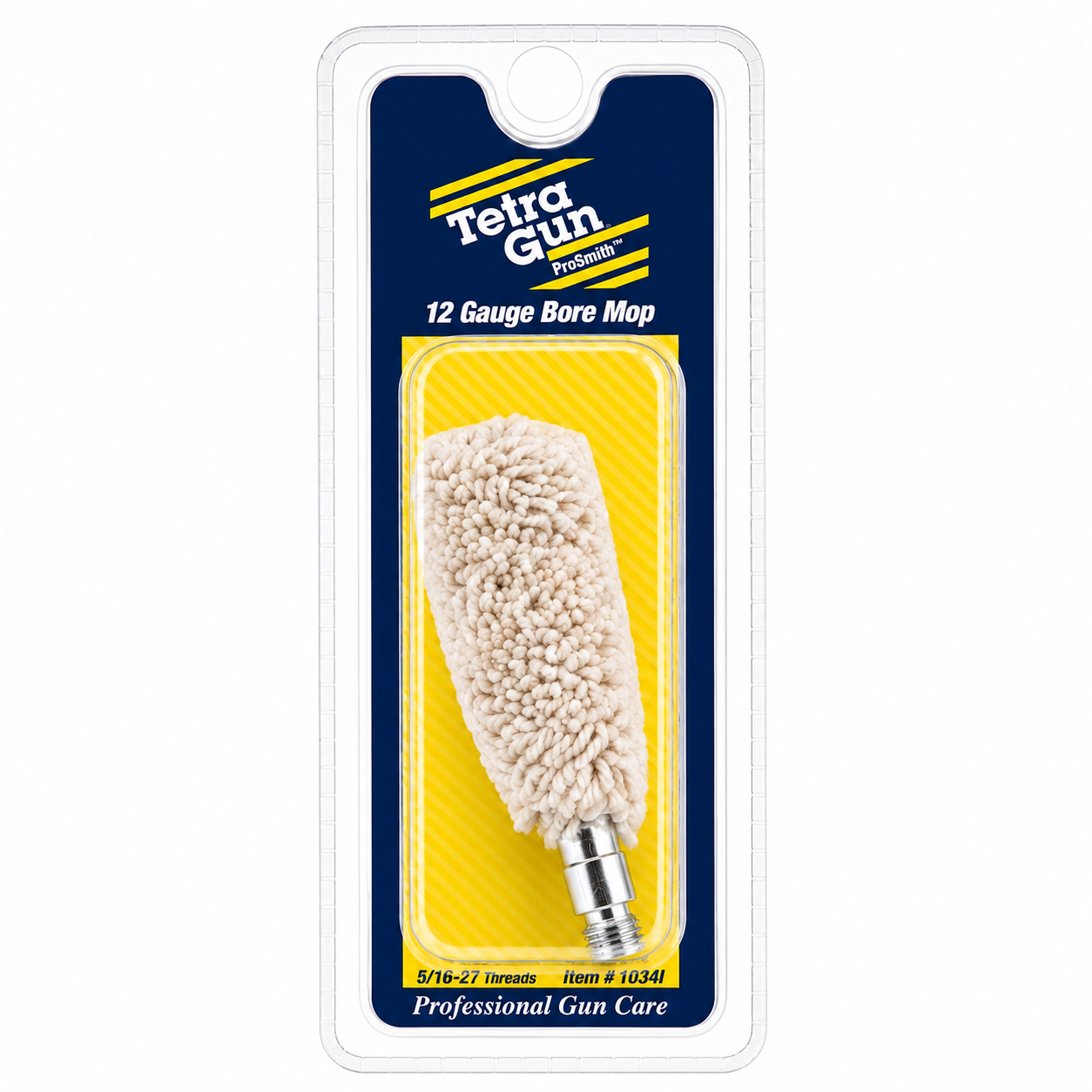 Tetra Gun 12 Gauge Bore Mop packaging on a white background