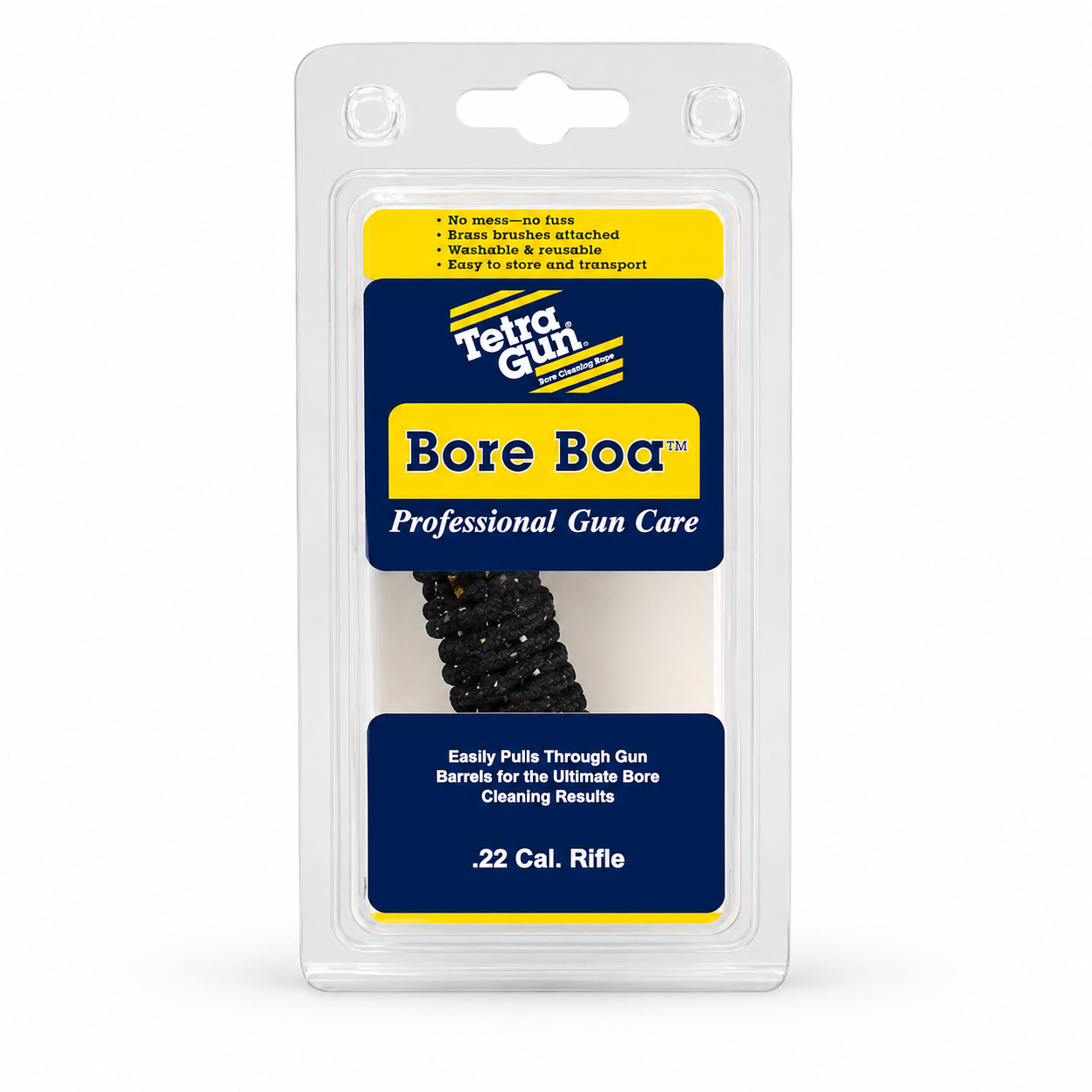 Tetra Gun .22 Cal Bore Boa packaging on a white background