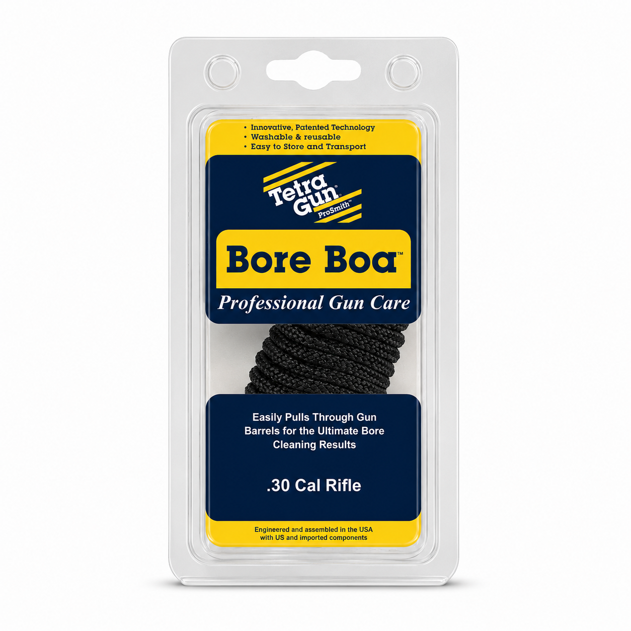 Tetra Gun .30 Cal Bore Boa packaging on a white background