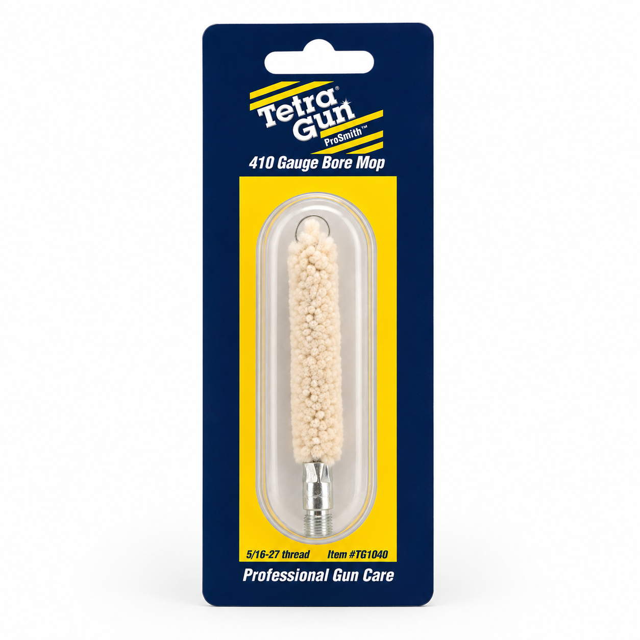Tetra Gun 410 Gauge Bore Mop packaging on a white background