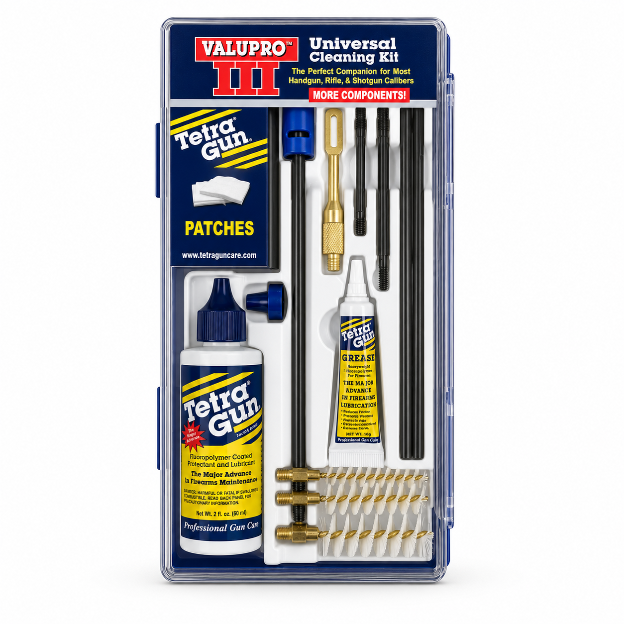 ValuPro III Universal Cleaning Kit with Tetra Gun products on a white background