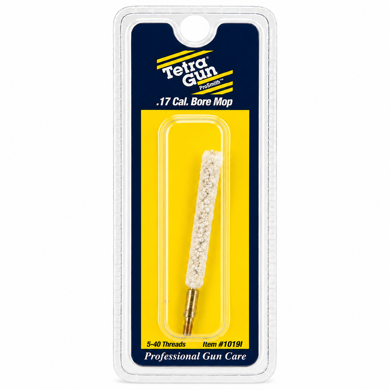 Tetra Gun .17 Cal. Bore Mop packaging on a white background