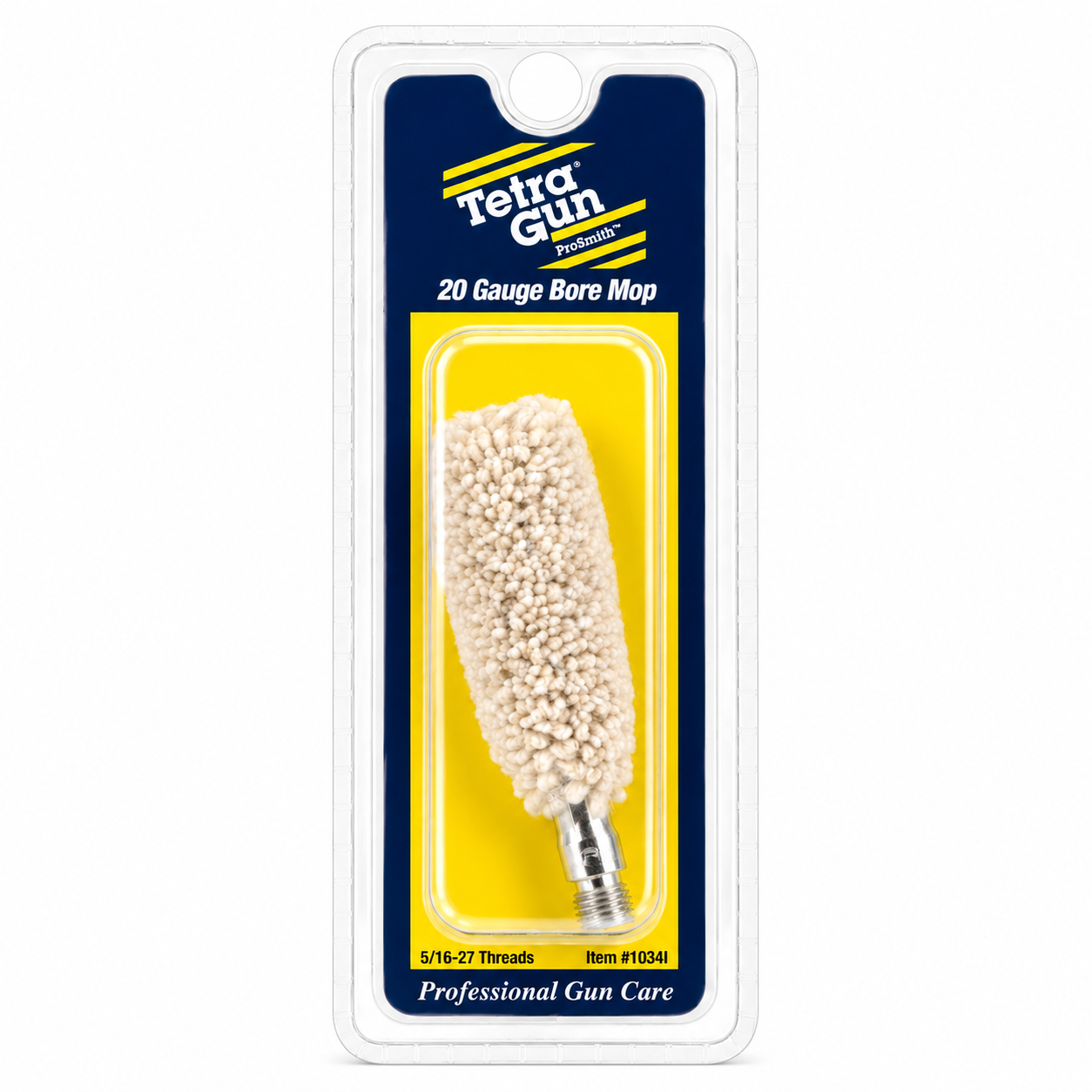Tetra Gun 20 Gauge Bore Mop packaging on a white background