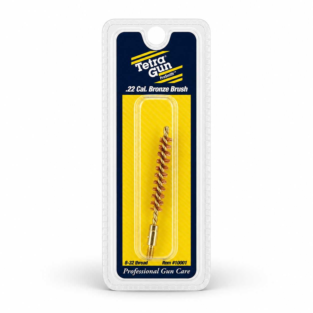 Tetra Gun .22 Cal. Bronze Brush packaging on a white background