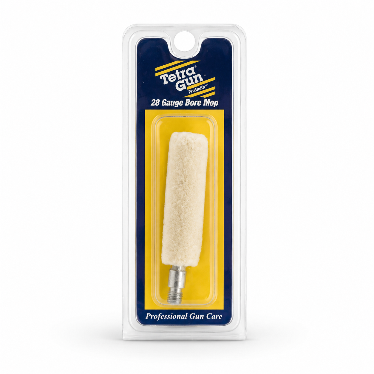 Tetra Gun 28 Gauge Bore Mop packaging on a white background