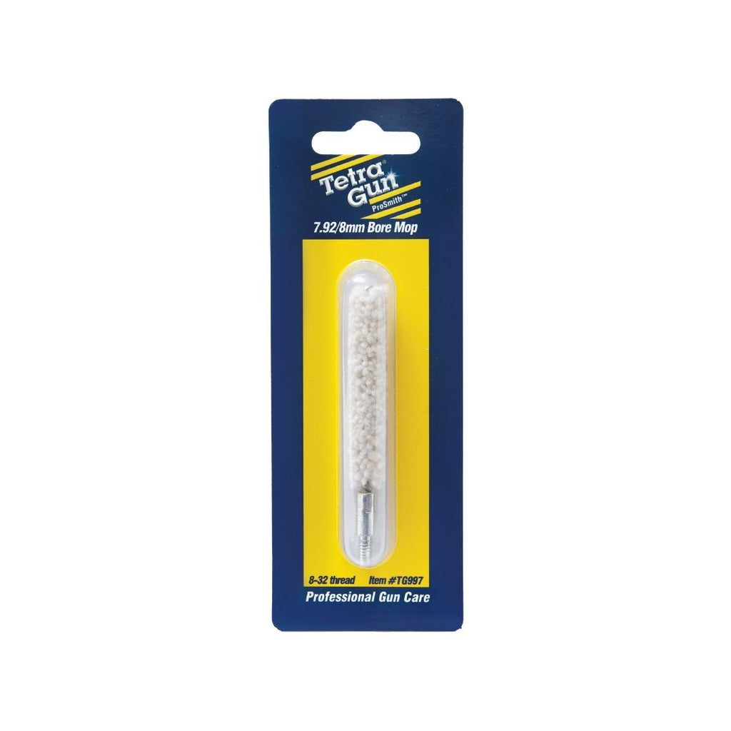 Tetra Gun 7.92 calibre to 8mm Bore Mop Brush on a white background