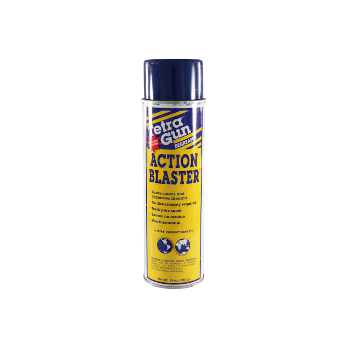 Original Tetra Gun Care Action Blaster 18oz. on a white background