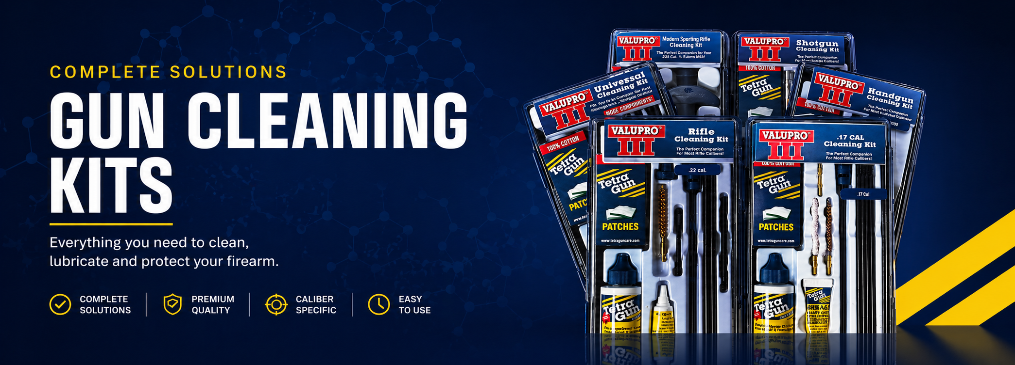 Gun cleaning kits promotional image
