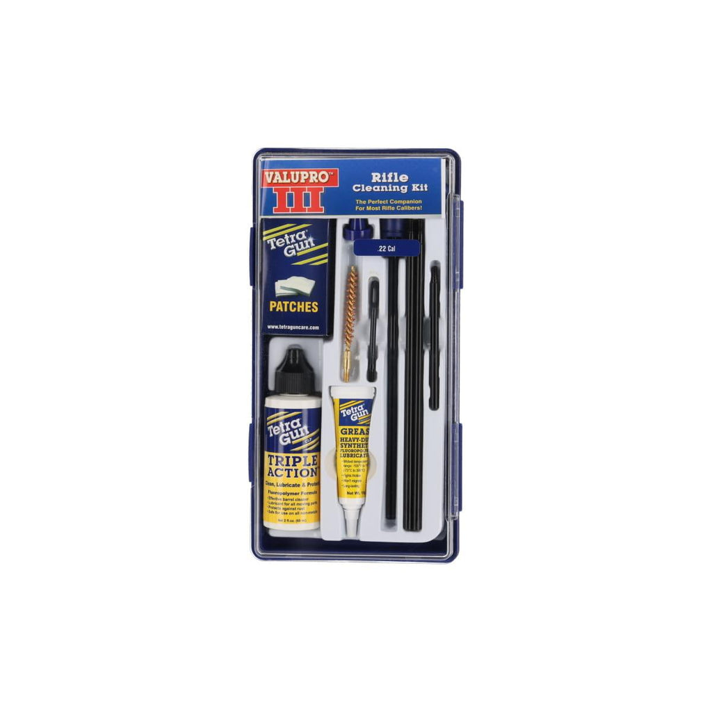 ValuPro III rifle cleaning kit on a white background