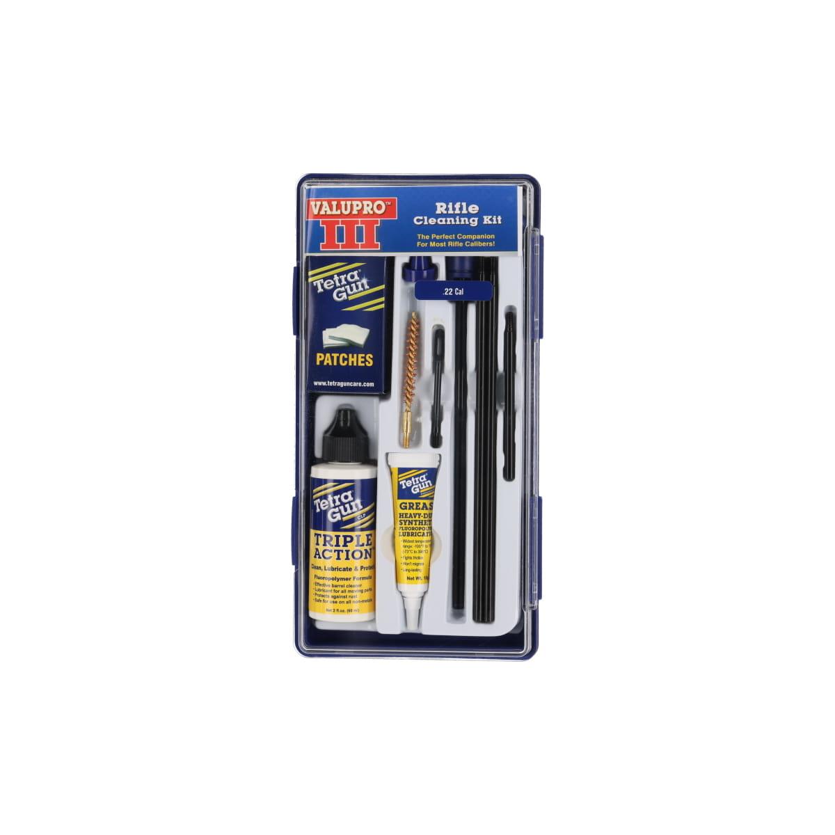ValuPro III rifle cleaning kit on a white background